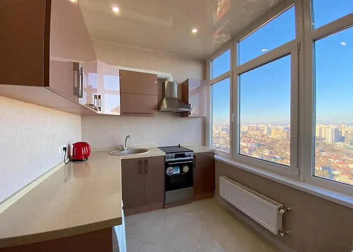 2х комн. с видом моря аркадия * أوديسا